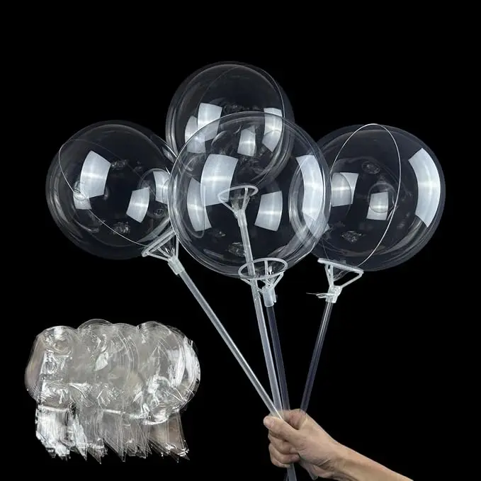 10 tommers klare Bobo-ballonger