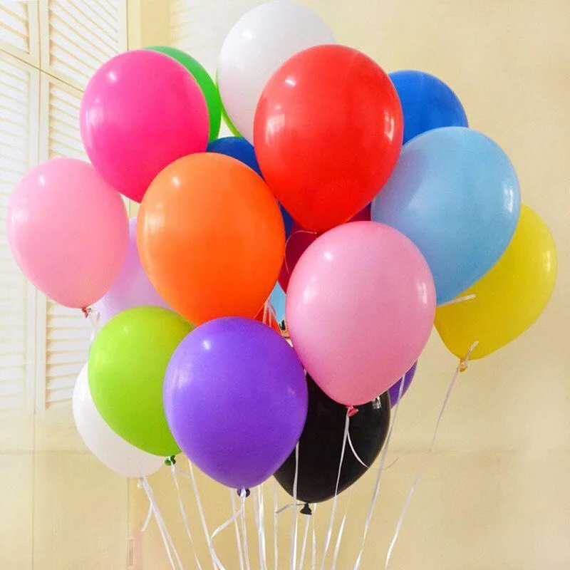 10 tommer latex ballong