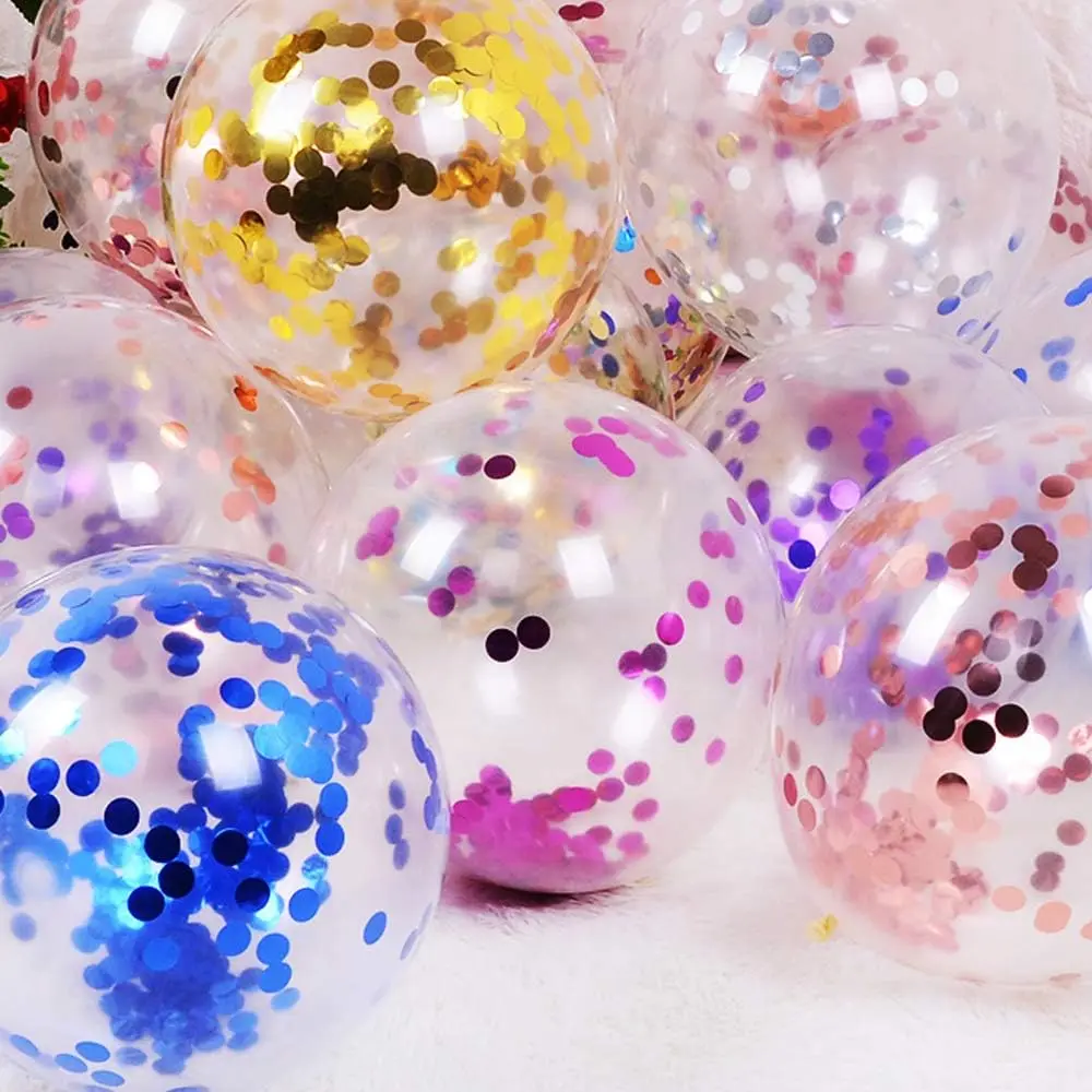12 tommers konfetti lateks ballonger