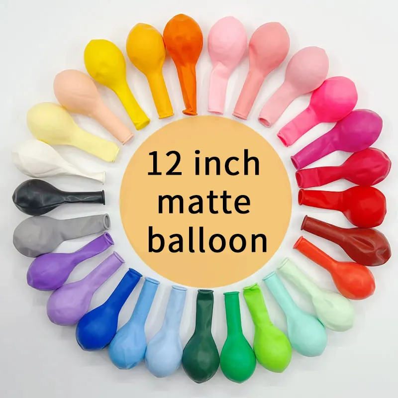 12 tommers matt ballong