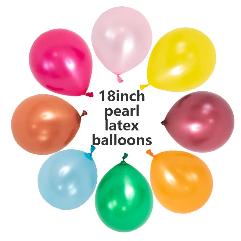 18 tommers perlelatex ballonger