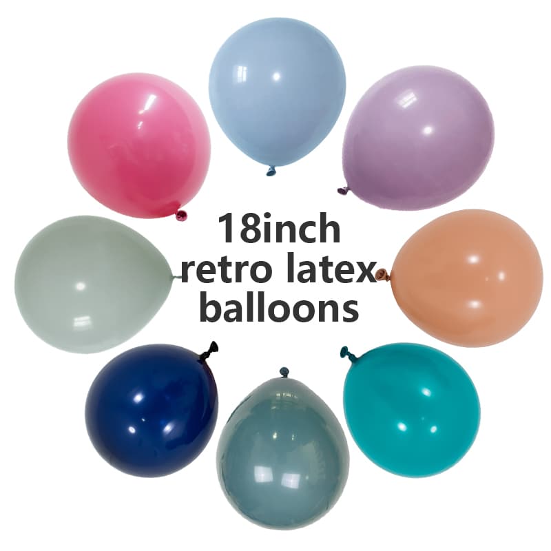 18 tommers retro lateksballonger