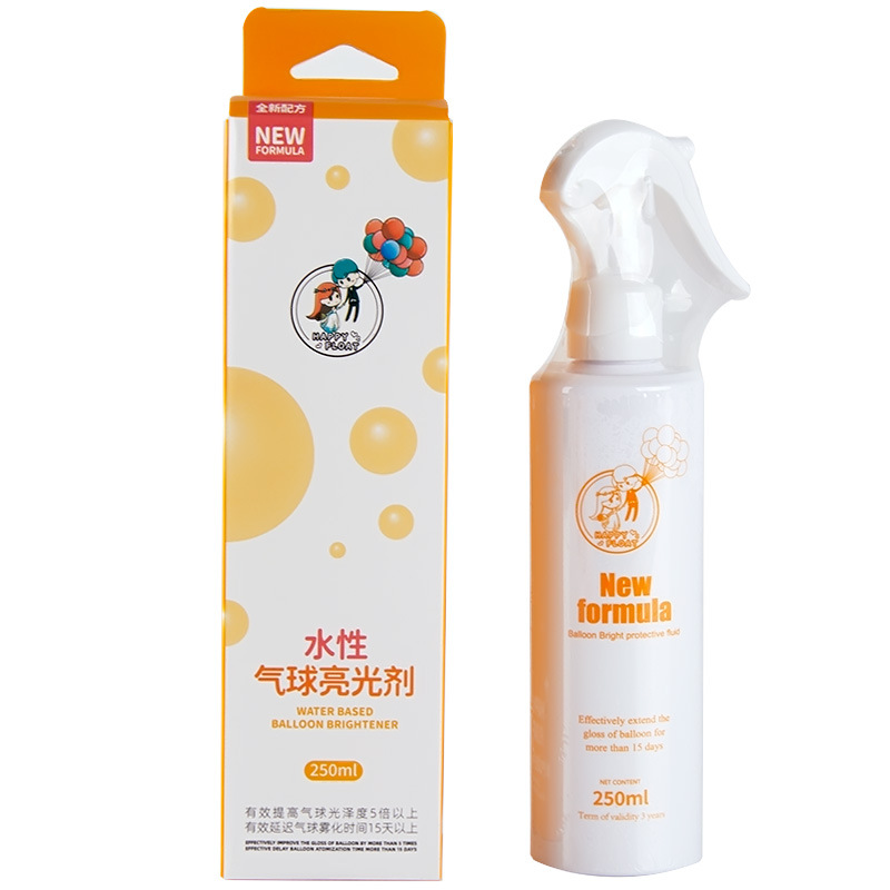 Hvordan bruke vannbasen Balloon Shine Spray?