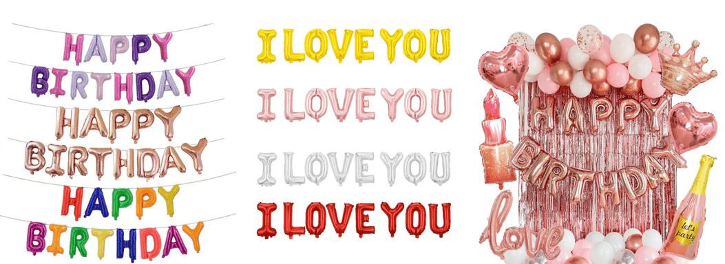 Hvilke bokstaver inneholder 16-tommers bokstavfolieballong? Støtte gratis kombinasjon?