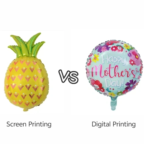 Screen Printing vs Digital Printing: Hvilken er bedre for folieballonger
