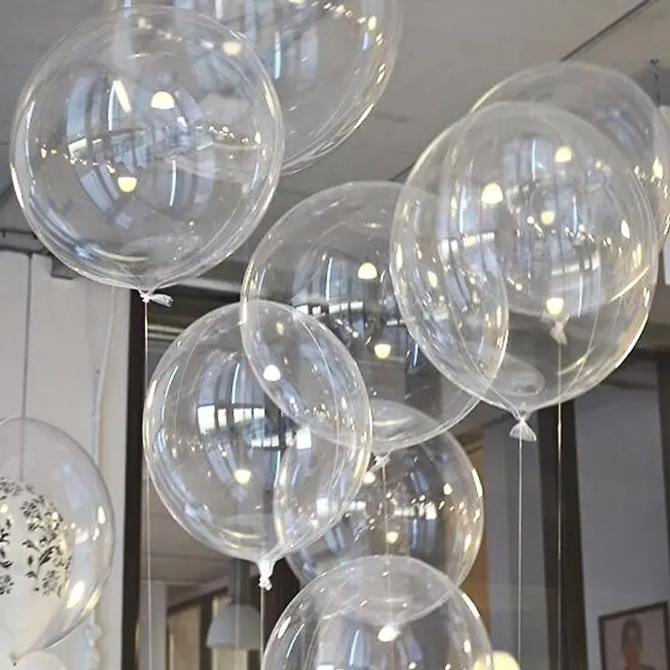 24 tommers klare Bobo-ballonger