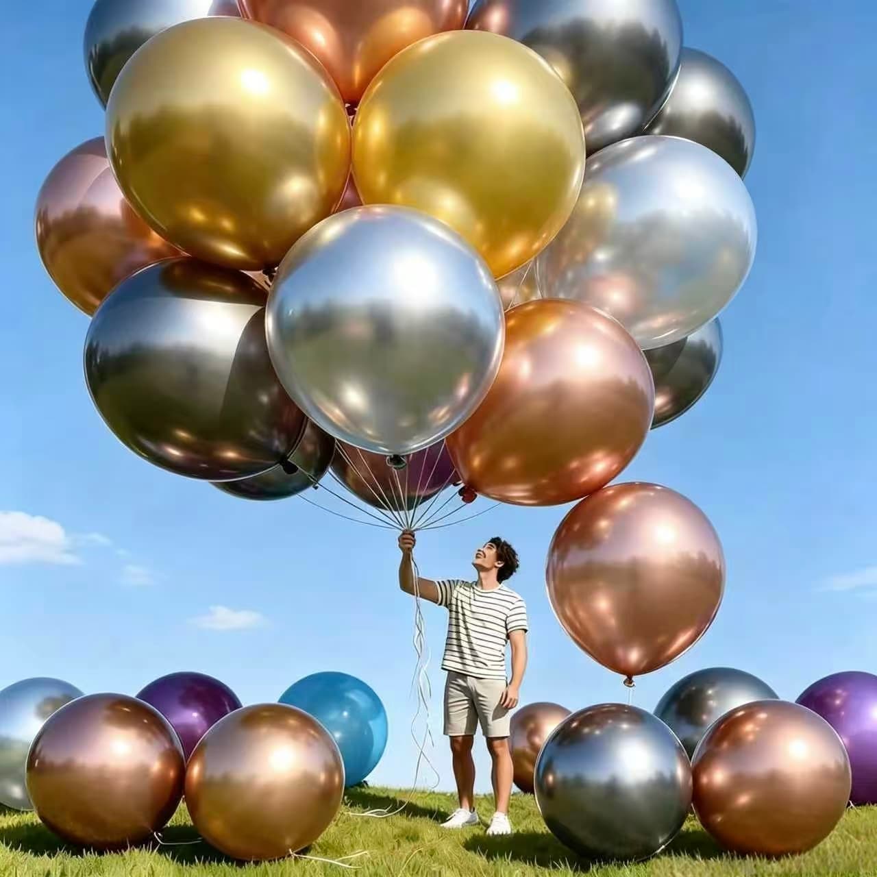 36 tommers metallballonger