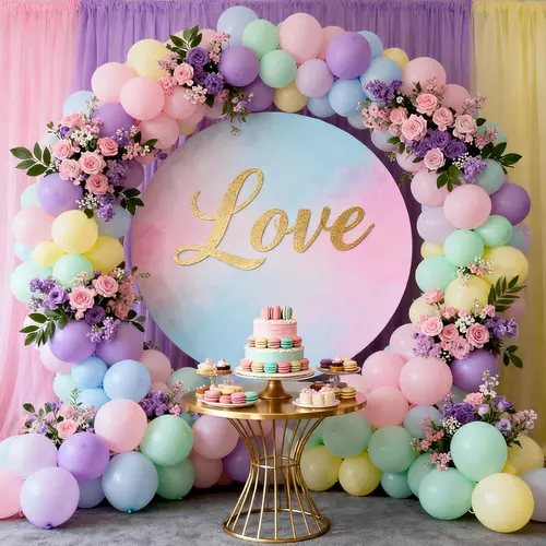 Makron party ballonger