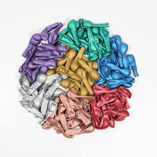 5 tommer metallisk lateksballong