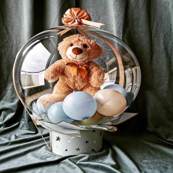 Bobo ballong med leke kanin