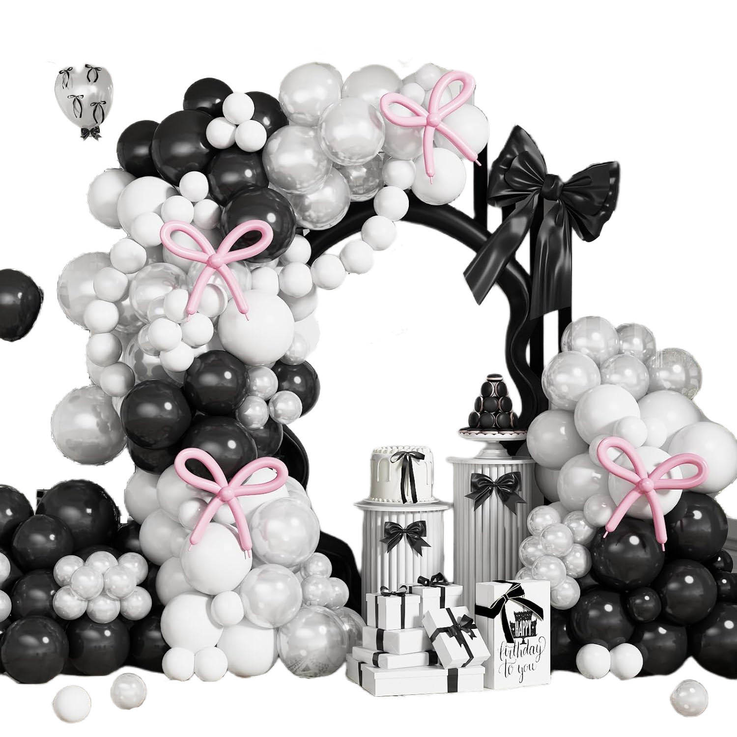Bow Balloon Arch Garland