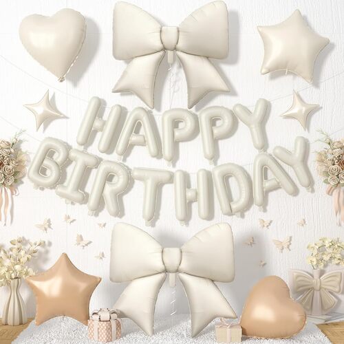 Sløyfe ballong bursdagssett