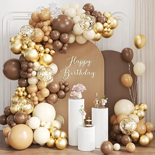 Kamelfargeballongbuesett