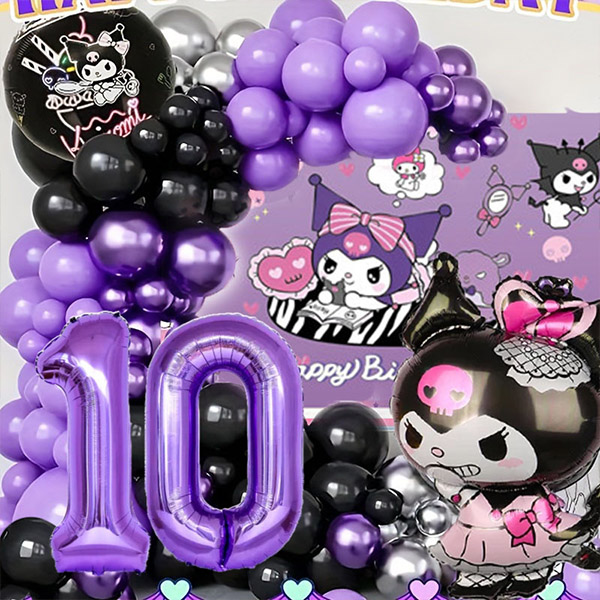 Tegneserie Kuromi Balloon Kit