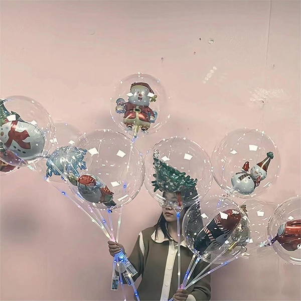 Boboballong med juletema