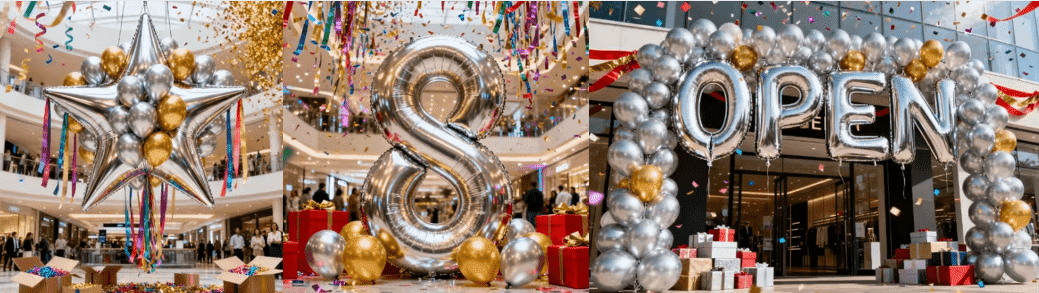 Store Opening Metal Balloon garland arch