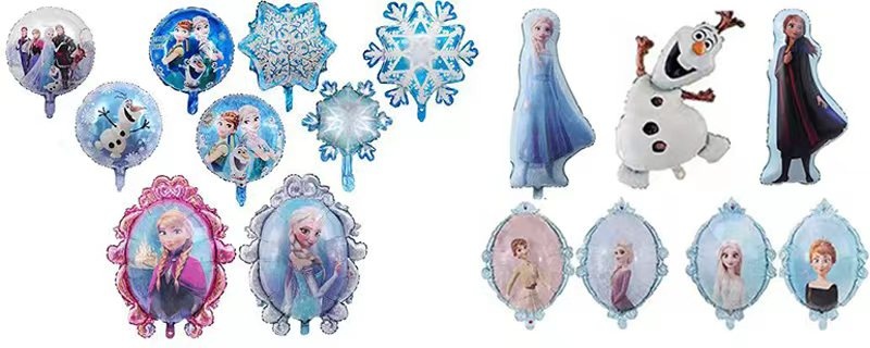 Frozen theme foil balloons