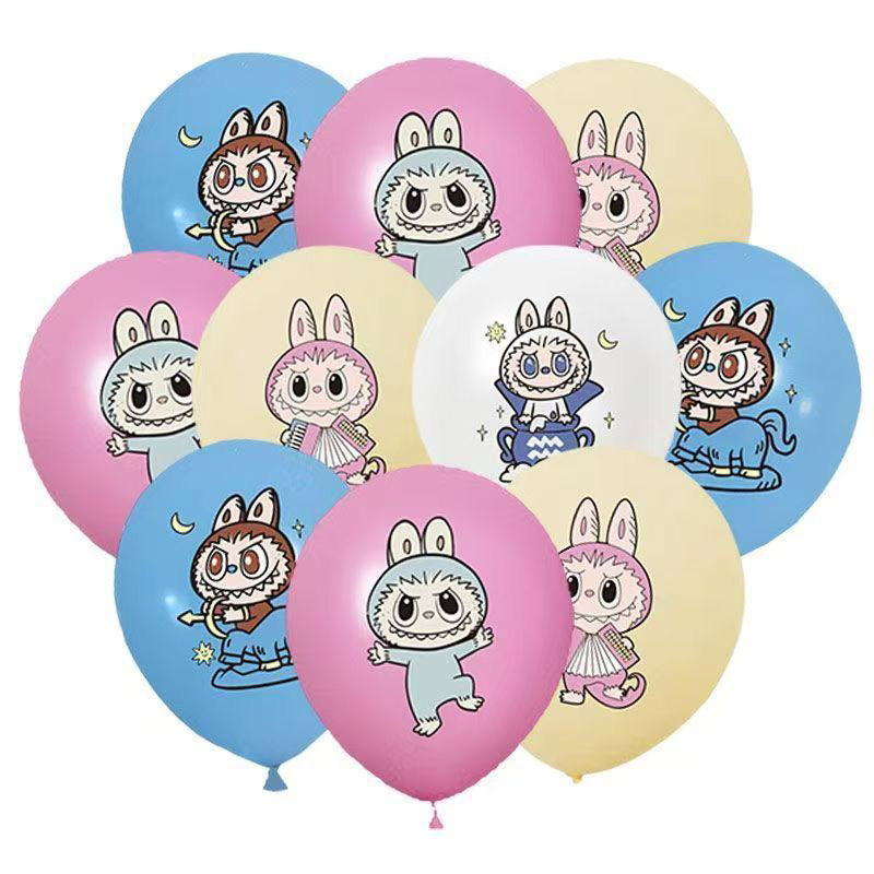 Labubu -trykte ballonger