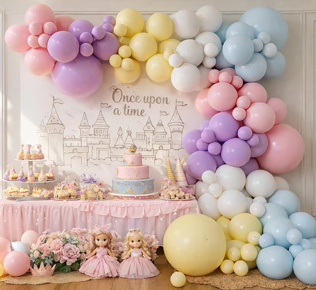 Macaron Pastell Balloon Garland Arch Kits