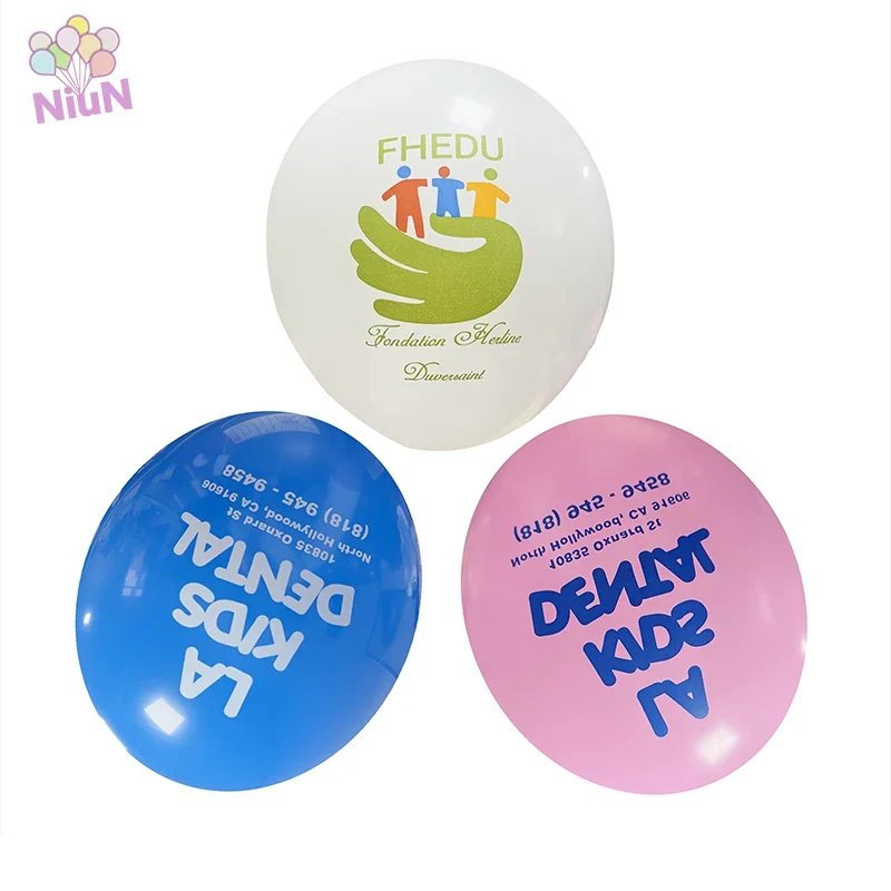 Utskrift av logoballonger
