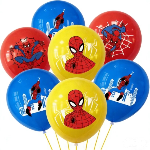 Spiderman trykte ballonger
