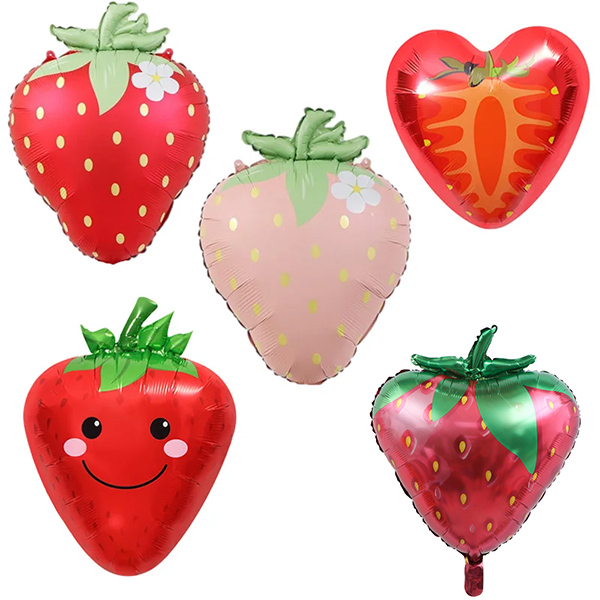 Jordbær folie ballong