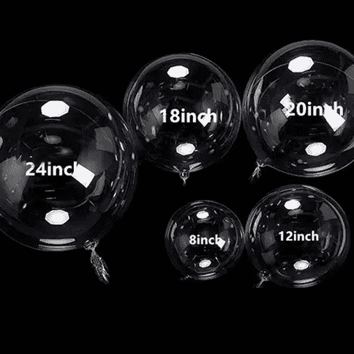 Gjennomsiktig boboballong