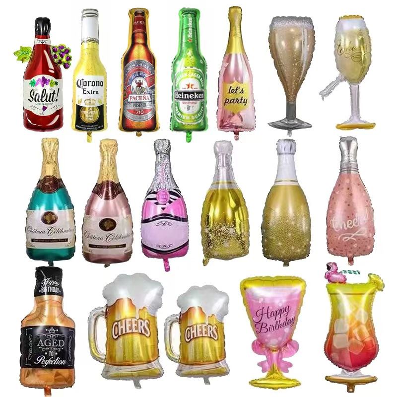 Vinflaske folieballonger